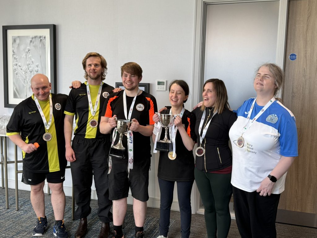 Group Photo of all the winners at the UK Showdown National Competition with their medals
